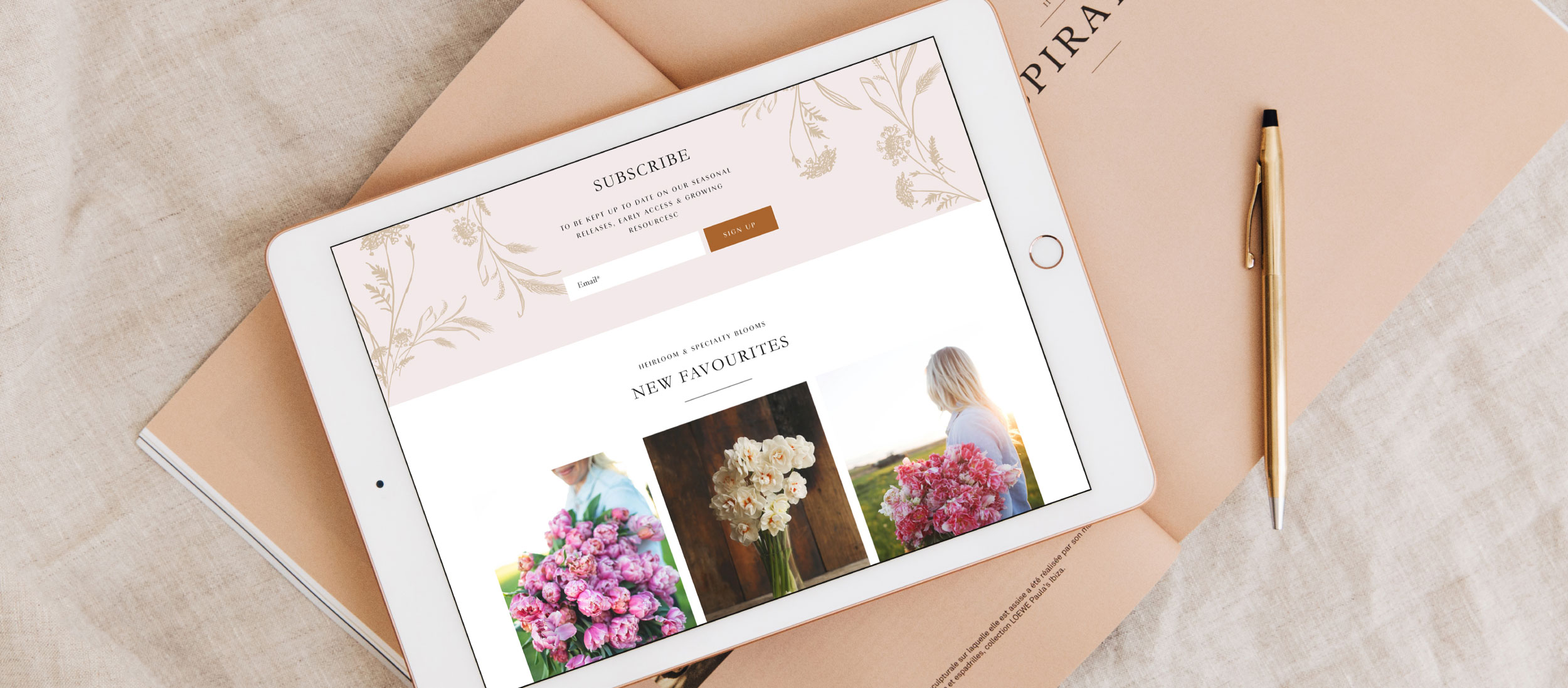 farmgirlsk Website Design Whistling Prairie Flowers