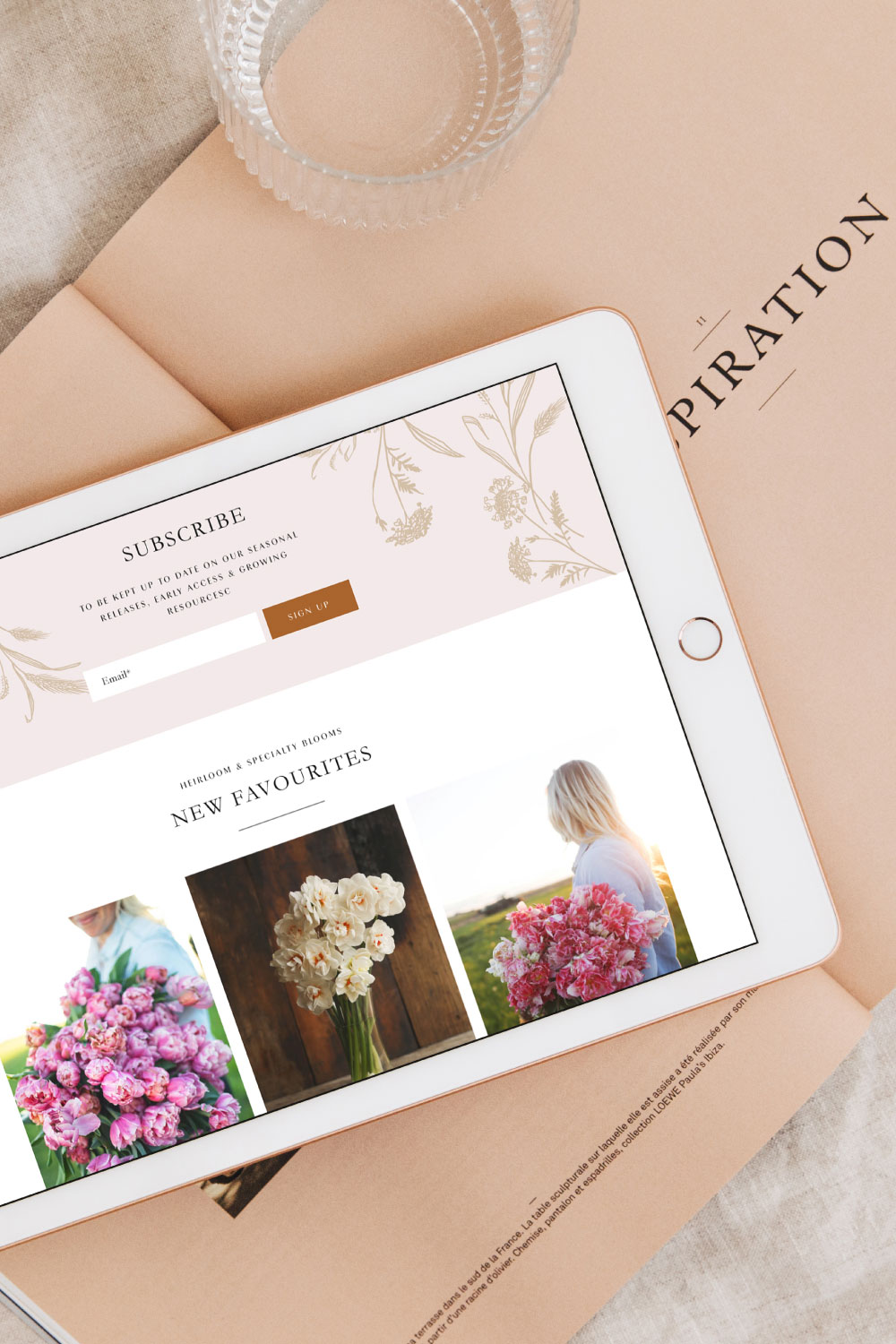 flower farm website design shopify website designer