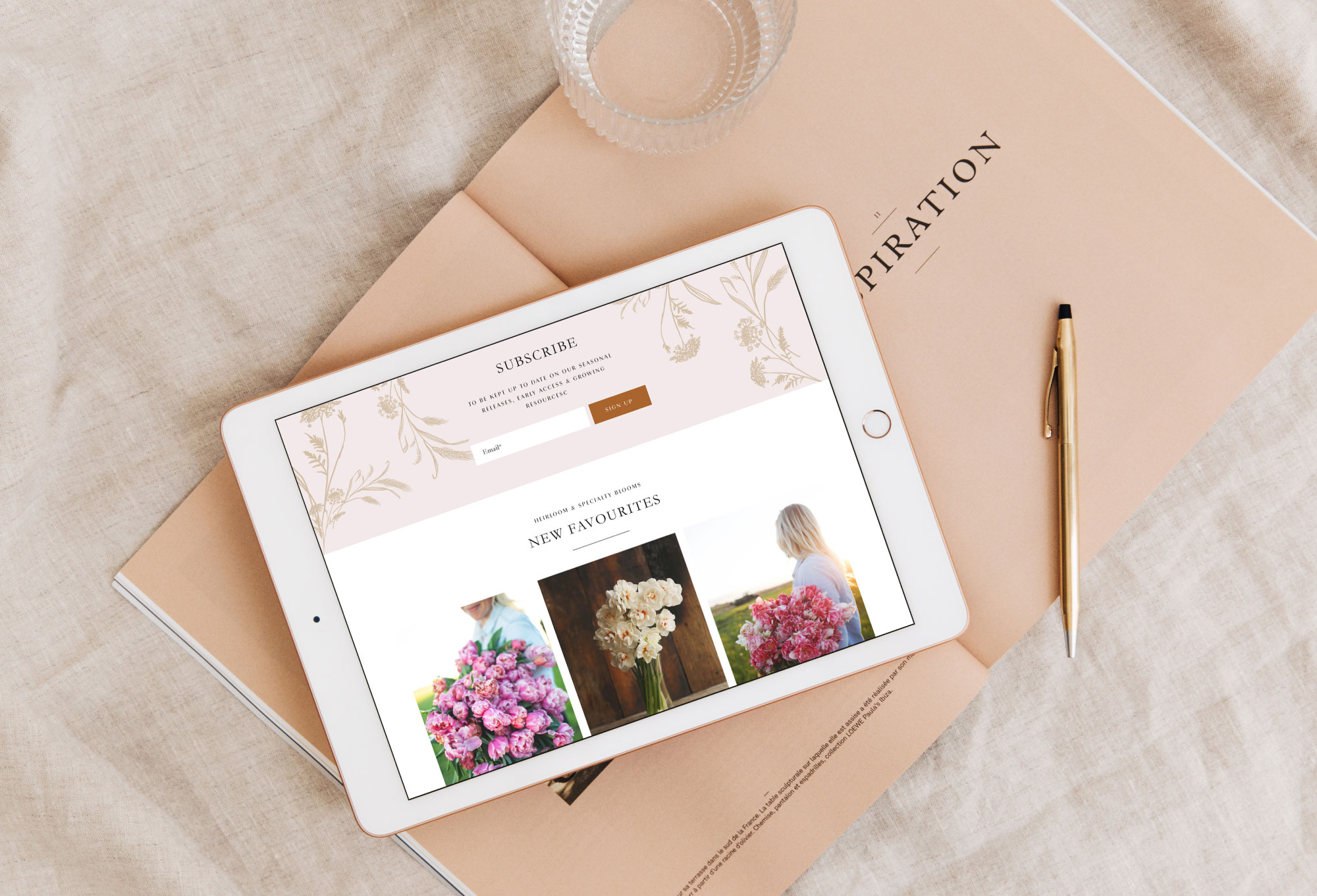 Flower Website Design Whistling Featherlite Designs Shopify web design
