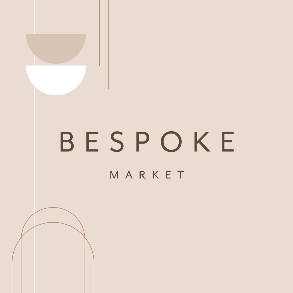 Bespoke Market Brand warm minimal brand design