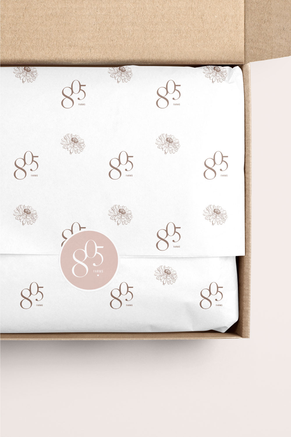floral pattern tissue paper design for Pinterest