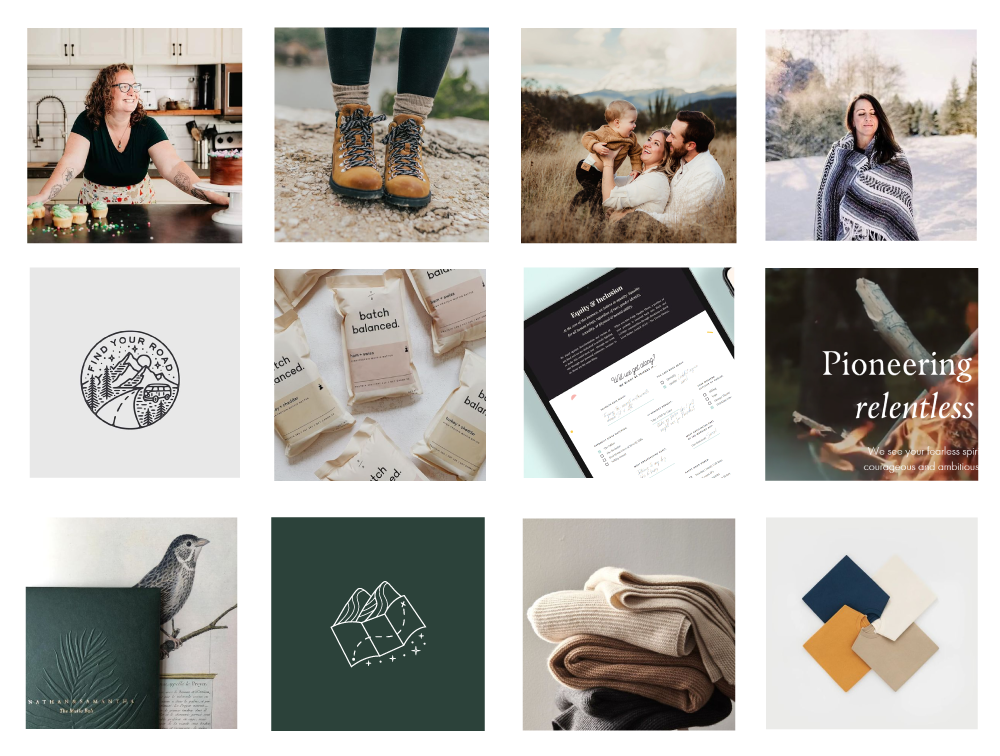 Mood Board for Outdoor Brand