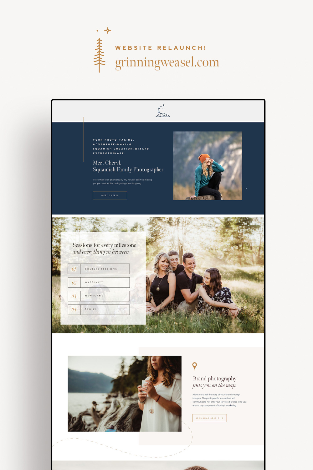Outdoor Photographer Website Design Squamish Web Design