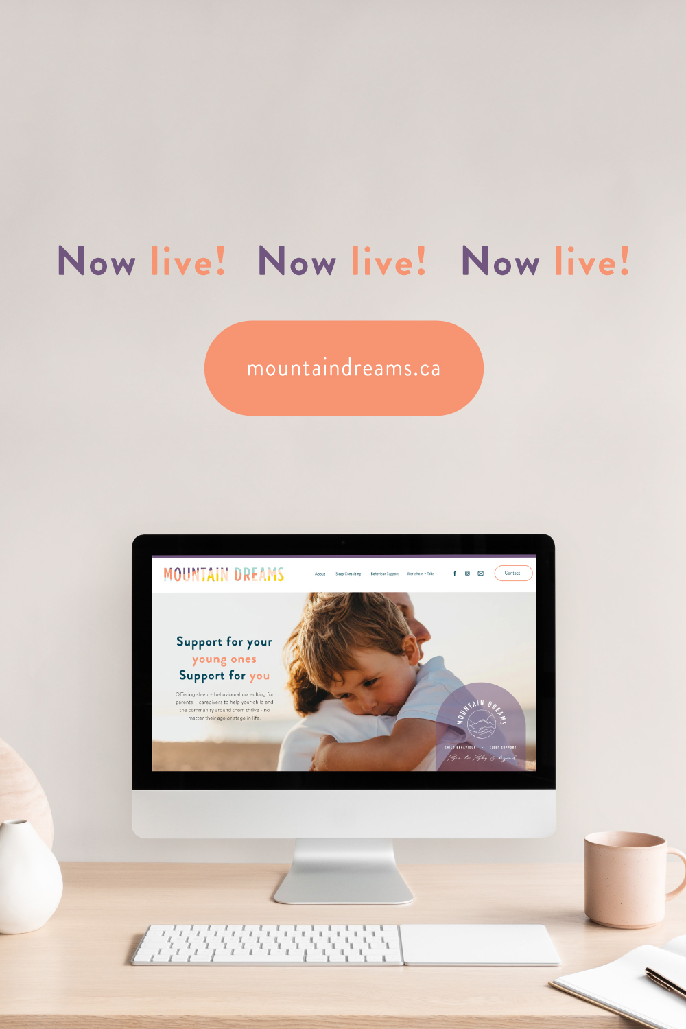Colourful website design Squamish Website Designer
